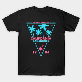 Retro California Summer Paradise T-Shirt